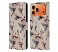 Head Case Designs Licenciado Oficialmente Micklyn Le Feuvre Vuelo del gorrión Animales Funda de Cuero Tipo Cartera Compatible con Apple iPhone 17 Pro MAX