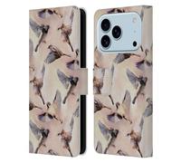 Head Case Designs Licenciado Oficialmente Micklyn Le Feuvre Vuelo del gorrión Animales Funda de Cuero Tipo Cartera Compatible con Apple iPhone 17 Pro