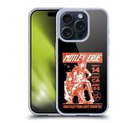 Head Case Designs Licenciado Oficialmente Motley Crue Demasiado rápido para el Amor Tours Caso Funda de Gel Suave Compatible con Apple iPhone 15 Pro