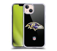 Head Case Designs Licenciado Oficialmente NFL Claro Logotipo de Baltimore Ravens Caso Funda de Gel Suave Compatible con Apple iPhone 13