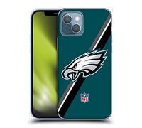 Head Case Designs Licenciado Oficialmente NFL Rayas Logotipo de Philadelphia Eagles Caso Funda de Gel Suave Compatible con Apple iPhone 13