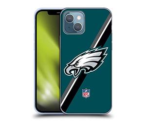 Head Case Designs Licenciado Oficialmente NFL Rayas Logotipo de Philadelphia Eagles Caso Funda de Gel Suave Compatible con Apple iPhone 13