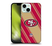 Head Case Designs Licenciado Oficialmente NFL Rayas Obra de San Francisco 49ers Carcasa rígida Compatible con Apple iPhone 13 Mini