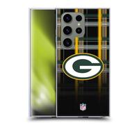 Head Case Designs Licenciado Oficialmente NFL Tela Escocesa Negra Ombre Arte de Green Bay Packers Caso Funda de Gel Suave Compatible con Samsung Galaxy S24 Ultra 5G