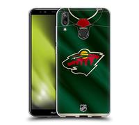 Head Case Designs Licenciado Oficialmente NHL Jersey Minnesota Wild Carcasa de Gel de Silicona Compatible con Huawei Y7 (2019)