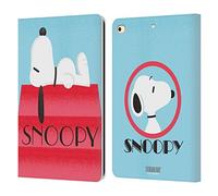 Head Case Designs Licenciado Oficialmente Peanuts Casa Snoopy Deco Dreams Cover Carcasa de Cuero Tipo Libro Compatible con Apple iPad 9.7 2017 / iPad 9.7 2018
