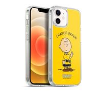 Head Case Designs Licenciado Oficialmente Peanuts Charlie Brown Personajes Carcasa de Gel de Silicona Compatible con Apple iPhone 12 / iPhone 12 Pro