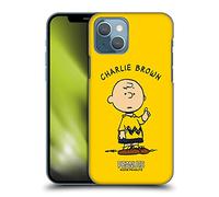Head Case Designs Licenciado Oficialmente Peanuts Charlie Brown Personajes Carcasa rígida Compatible con Apple iPhone 13