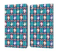 Head Case Designs Licenciado Oficialmente Peanuts Patrón Azul Snoopy Deco Dreams Cover Carcasa de Cuero Tipo Libro Compatible con Apple iPad 9.7 2017 / iPad 9.7 2018