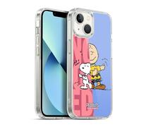 Head Case Designs Licenciado Oficialmente Peanuts Snoopy & Charlie Mitades y Risas Carcasa de Gel de Silicona Compatible con Apple iPhone 13