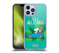 Head Case Designs Licenciado Oficialmente Peanuts Surf Tropical Disco Snoopy Aloha Caso Funda de Gel Suave Compatible con Apple iPhone 13 Pro MAX