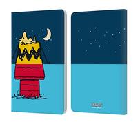 Head Case Designs Licenciado Oficialmente Peanuts Woodstock Alquiler de casa Mitades y Risas Carcasa de Cuero Tipo Libro Compatible con Kindle Paperwhite 1/2 / 3