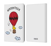 Head Case Designs Licenciado Oficialmente Peanuts Woodstock Personajes Carcasa de Cuero Tipo Libro Compatible con Kindle Paperwhite 1/2 / 3