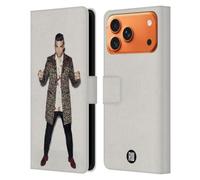 Head Case Designs Licenciado Oficialmente Robbie Williams Abrigo Animal Print Calendario Funda de Cuero Tipo Cartera Compatible con Apple iPhone 17 Pro MAX