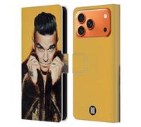 Head Case Designs Licenciado Oficialmente Robbie Williams Abrigo de Piel Calendario Funda de Cuero Tipo Cartera Compatible con Apple iPhone 17 Pro MAX