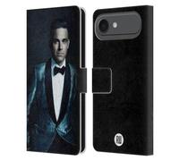 Head Case Designs Licenciado Oficialmente Robbie Williams Fondo Oscuro Calendario Funda de Cuero Tipo Cartera Compatible con Apple iPhone 17 Air
