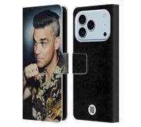 Head Case Designs Licenciado Oficialmente Robbie Williams Love Tatuaje Calendario Funda de Cuero Tipo Cartera Compatible con Apple iPhone 17 Pro
