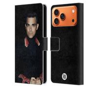 Head Case Designs Licenciado Oficialmente Robbie Williams Retrato Calendario Funda de Cuero Tipo Cartera Compatible con Apple iPhone 17 Pro MAX