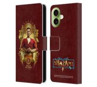 Head Case Designs Licenciado Oficialmente Shazam!: Fury of The Gods Billy Gráficos Funda de Cuero Tipo Cartera Compatible con Apple iPhone 17