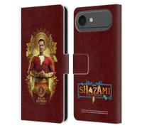 Head Case Designs Licenciado Oficialmente Shazam!: Fury of The Gods Billy Gráficos Funda de Cuero Tipo Cartera Compatible con Apple iPhone 17 Air