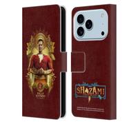 Head Case Designs Licenciado Oficialmente Shazam!: Fury of The Gods Billy Gráficos Funda de Cuero Tipo Cartera Compatible con Apple iPhone 17 Pro
