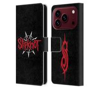 Head Case Designs Licenciado Oficialmente Slipknot Logotipo Star Crest No Somos de su Clase Funda de Cuero Tipo Cartera Compatible con Apple iPhone 18 Pro