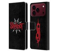 Head Case Designs Licenciado Oficialmente Slipknot Logotipo Star Crest No Somos de su Clase Funda de Cuero Tipo Cartera Compatible con Apple iPhone 18 Pro MAX