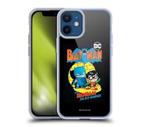 Head Case Designs Licenciado Oficialmente Super Friends DC Comics Batman and Robin Toddlers Comic Covers Carcasa de Gel de Silicona Compatible con Apple iPhone 12 Mini
