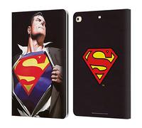 Head Case Designs Licenciado Oficialmente Superman DC Comics Eternidad Portadas de cómics Famosos Carcasa de Cuero Tipo Libro Compatible con Apple iPad 9.7 2017 / iPad 9.7 2018