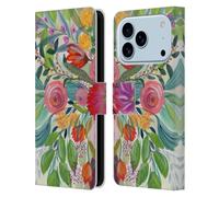 Head Case Designs Licenciado Oficialmente Suzanne Allard Florece La Esperanza Gráficos Florales Funda de Cuero Tipo Cartera Compatible con Apple iPhone 17 Pro