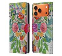 Head Case Designs Licenciado Oficialmente Suzanne Allard Florece La Esperanza Gráficos Florales Funda de Cuero Tipo Cartera Compatible con Apple iPhone 17 Pro MAX