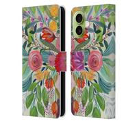 Head Case Designs Licenciado Oficialmente Suzanne Allard Florece La Esperanza Gráficos Florales Funda de Cuero Tipo Cartera Compatible con Apple iPhone 17