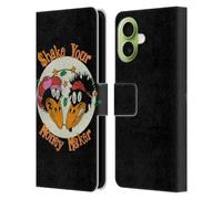Head Case Designs Licenciado Oficialmente The Black Crowes Agita tu generador de Dinero Gráficos Funda de Cuero Tipo Cartera Compatible con Apple iPhone 17