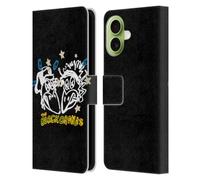 Head Case Designs Licenciado Oficialmente The Black Crowes Cara Gráficos Funda de Cuero Tipo Cartera Compatible con Apple iPhone 17