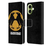 Head Case Designs Licenciado Oficialmente The Black Crowes Círculo Gráficos Funda de Cuero Tipo Cartera Compatible con Apple iPhone 17