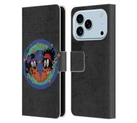 Head Case Designs Licenciado Oficialmente The Black Crowes Gastado Gráficos Funda de Cuero Tipo Cartera Compatible con Apple iPhone 17 Pro