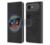 Head Case Designs Licenciado Oficialmente The Black Crowes Gastado Gráficos Funda de Cuero Tipo Cartera Compatible con Apple iPhone 17 Air