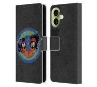 Head Case Designs Licenciado Oficialmente The Black Crowes Gastado Gráficos Funda de Cuero Tipo Cartera Compatible con Apple iPhone 17