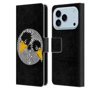 Head Case Designs Licenciado Oficialmente The Black Crowes Ilustraciones Gráficos Funda de Cuero Tipo Cartera Compatible con Apple iPhone 17 Pro