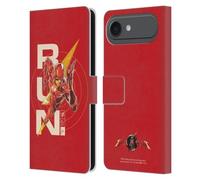 Head Case Designs Licenciado Oficialmente The Flash 2023 Barry Allen Corre Gráficos Funda de Cuero Tipo Cartera Compatible con Apple iPhone 17 Air
