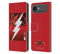 Head Case Designs Licenciado Oficialmente The Flash 2023 Logotipo De Barry Allen Gráficos Funda de Cuero Tipo Cartera Compatible con Apple iPhone 17 Air