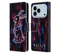 Head Case Designs Licenciado Oficialmente The Matrix Resurrections Choice Is An Illusion Key Art Funda de Cuero Tipo Cartera Compatible con Apple iPhone 17 Pro