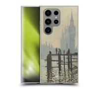 Head Case Designs Licenciado Oficialmente The National Gallery Monet Támesis Arte Caso Funda de Gel Suave Compatible con Samsung Galaxy S24 Ultra 5G