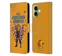 Head Case Designs Licenciado Oficialmente The Suicide Squad 2021 Rick Flag Póster Personaje Funda de Cuero Tipo Cartera Compatible con Apple iPhone 17