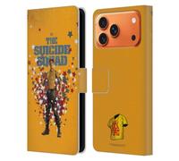 Head Case Designs Licenciado Oficialmente The Suicide Squad 2021 Rick Flag Póster Personaje Funda de Cuero Tipo Cartera Compatible con Apple iPhone 17 Pro MAX