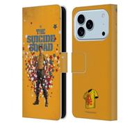 Head Case Designs Licenciado Oficialmente The Suicide Squad 2021 Rick Flag Póster Personaje Funda de Cuero Tipo Cartera Compatible con Apple iPhone 17 Pro