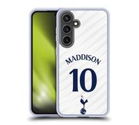 Head Case Designs Licenciado Oficialmente Tottenham Hotspur F.C. James Maddison 2026/27 Players Home Kit 1st Group Funda de Gel Compatible con Samsung Galaxy S24 FE
