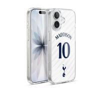 Head Case Designs Licenciado Oficialmente Tottenham Hotspur F.C. James Maddison 2026/27 Players Home Kit 1st Group Funda de Gel [Grado Militar] Compatible con Apple iPhone 17 Y Compatible con MagSafe