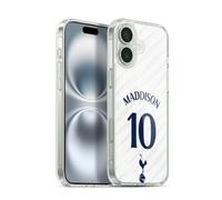 Head Case Designs Licenciado Oficialmente Tottenham Hotspur F.C. James Maddison 2026/27 Players Home Kit 1st Group Funda de Gel Compatible con Apple iPhone 16 Plus Y Compatible con MagSafe