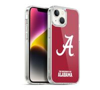 Head Case Designs Licenciado Oficialmente University of Alabama UA Plain Caso Funda de Gel Suave Compatible con Apple iPhone 14